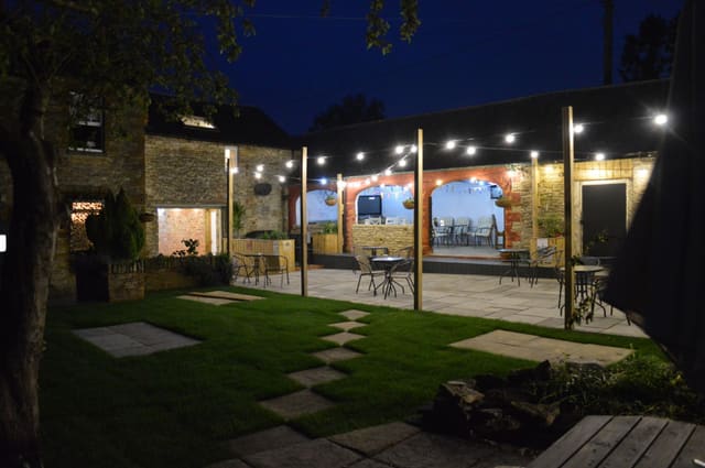 The Secret Garden in the evening